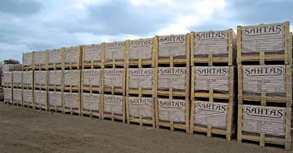 El yapımı kaplama tuğla üretimi: paketleme