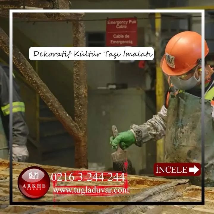 Dekoratif kültür taşı imalatı