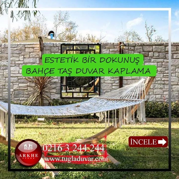 Estetik bir dokunuş bahçe taş duvar kaplamaları