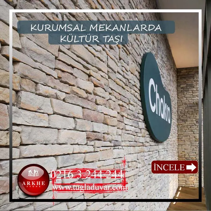 Kurumsal mekanlarda kültür taşı