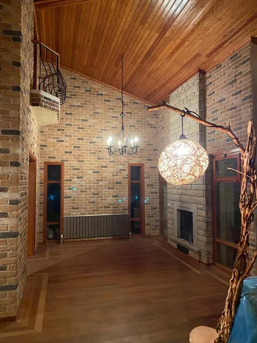 Loft stil salon dekoru