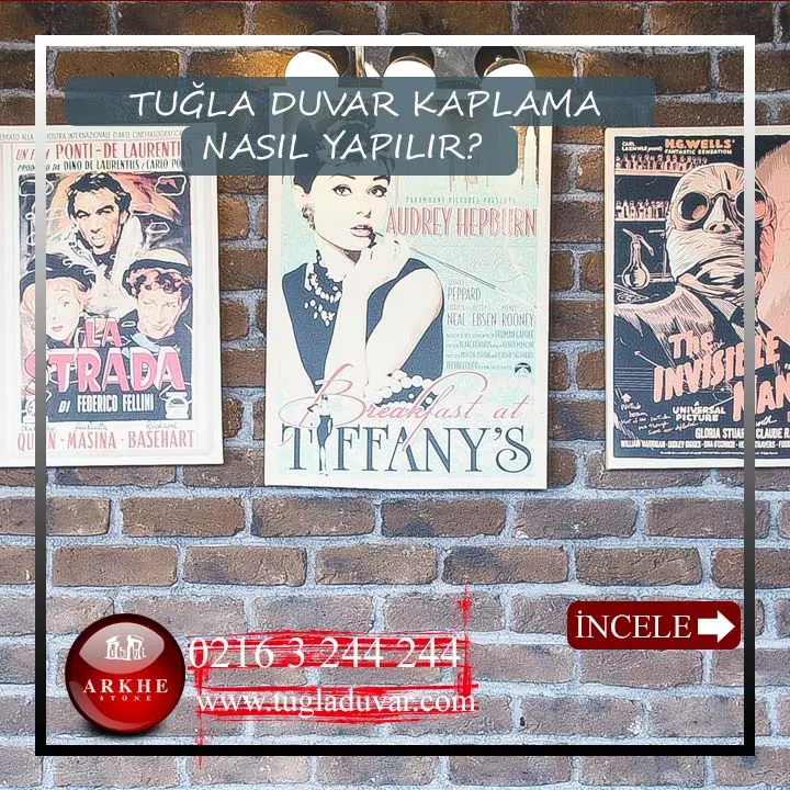 Tuğla duvar kaplama uygulaması nasıl yapılır?